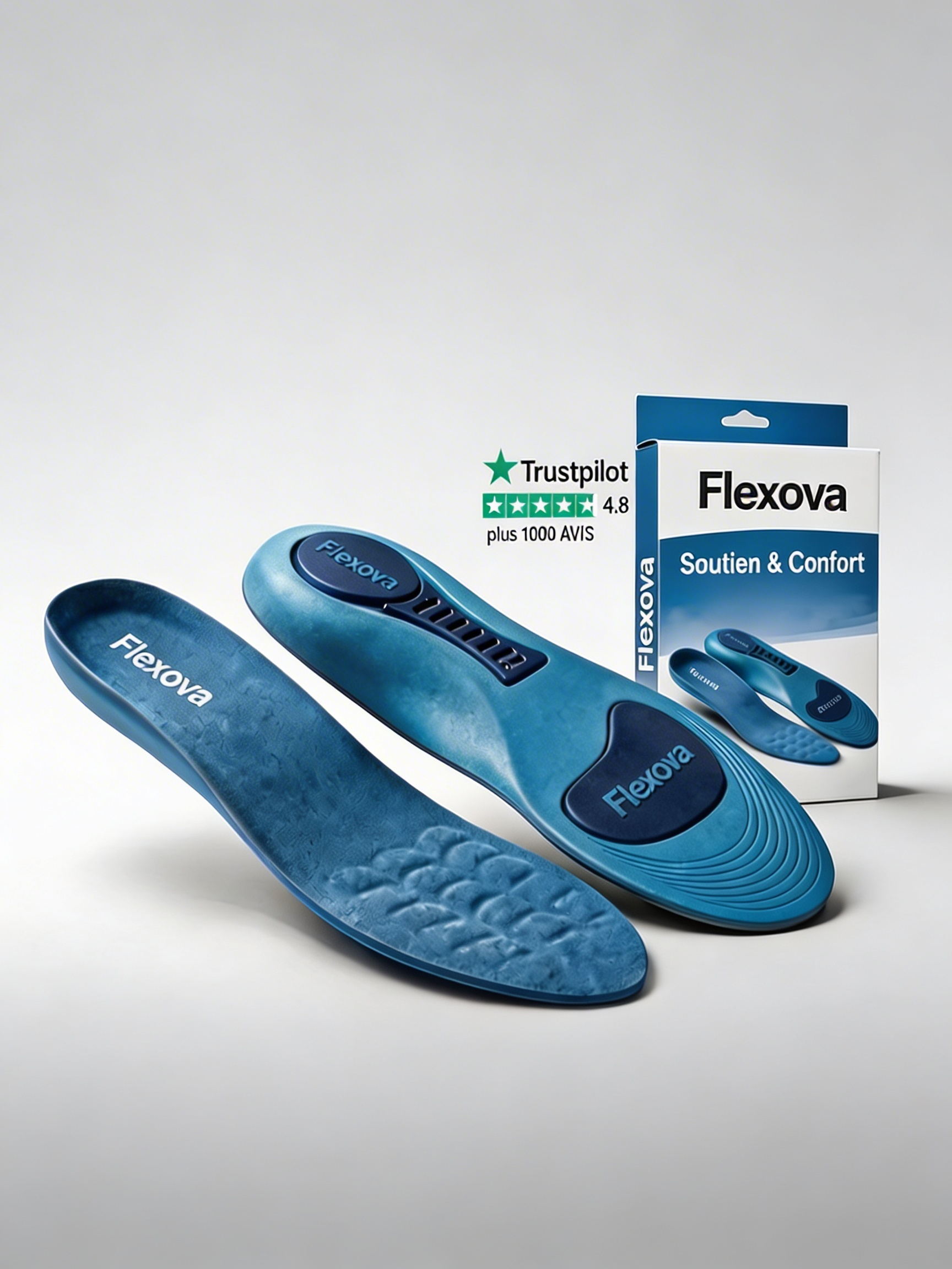 Semelles Flexova™ – Soulagez vos douleurs plantaires dès aujourd'hui